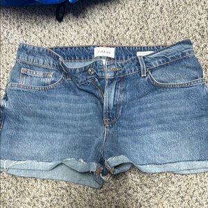 Frame Denim Blue Denim Women's Shorts